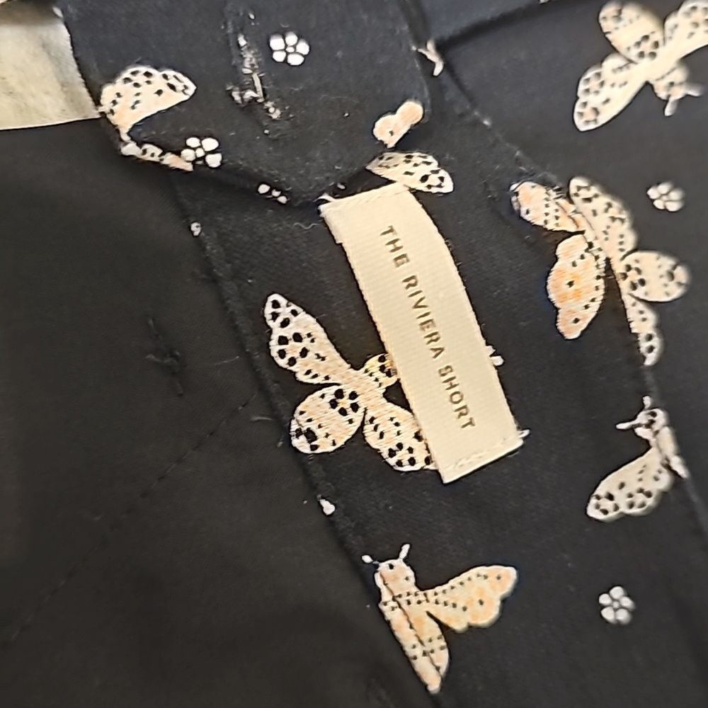 Loft Bee Print Shorts size 0 - Picture 5 of 6